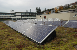 Solaranlage auf dem Dach der DHBW Stuttgart